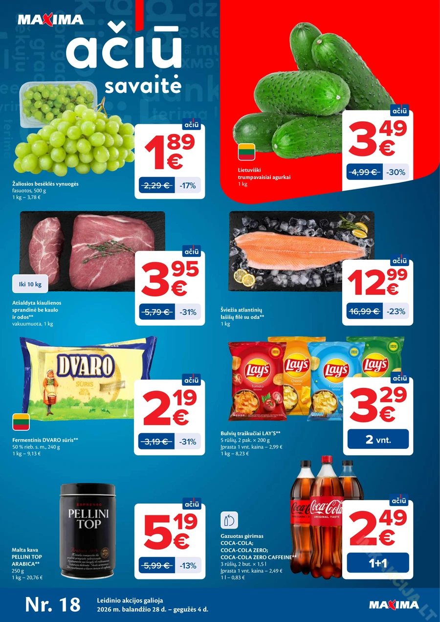 MAXIMA akcijų leidinys Nr. 17 puslapis 1