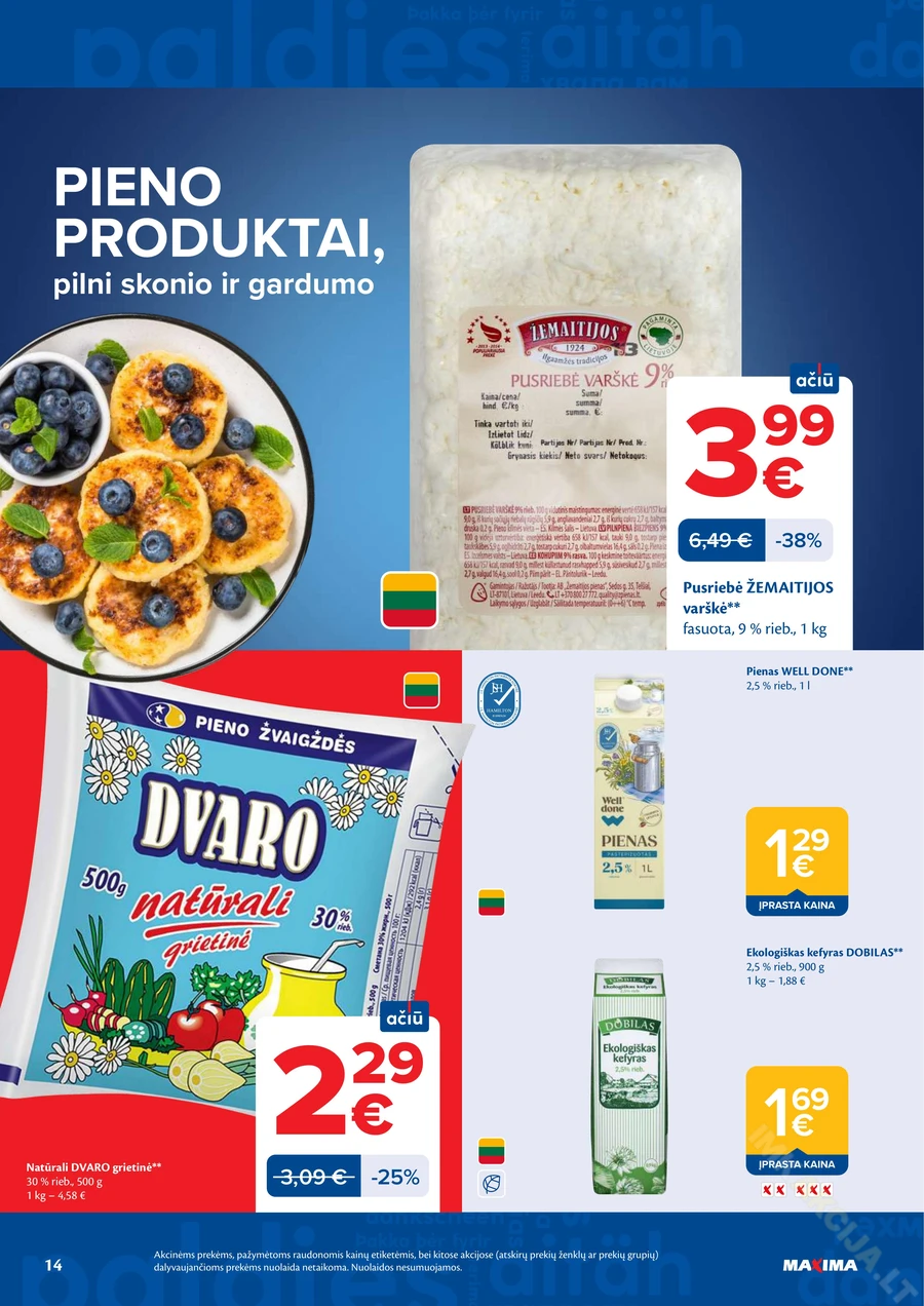 MAXIMA akcijų leidinys Nr. 17 puslapis 14