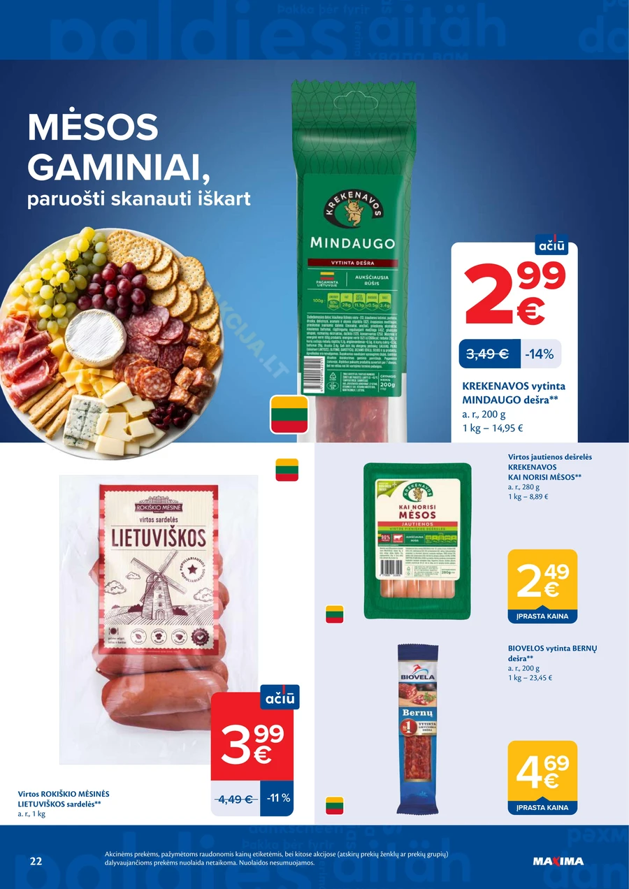 MAXIMA akcijų leidinys Nr. 17 puslapis 22