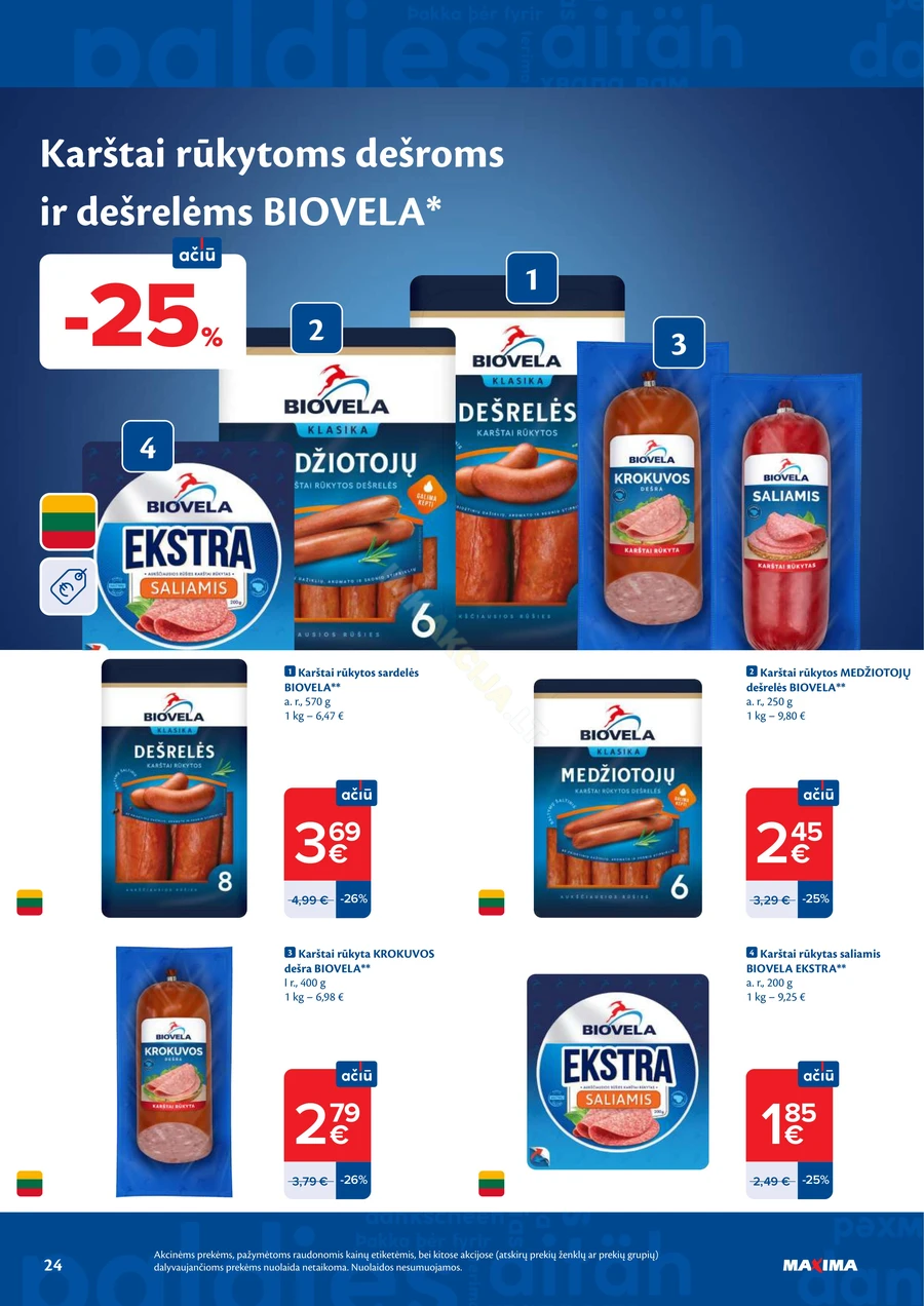 MAXIMA akcijų leidinys Nr. 17 puslapis 24