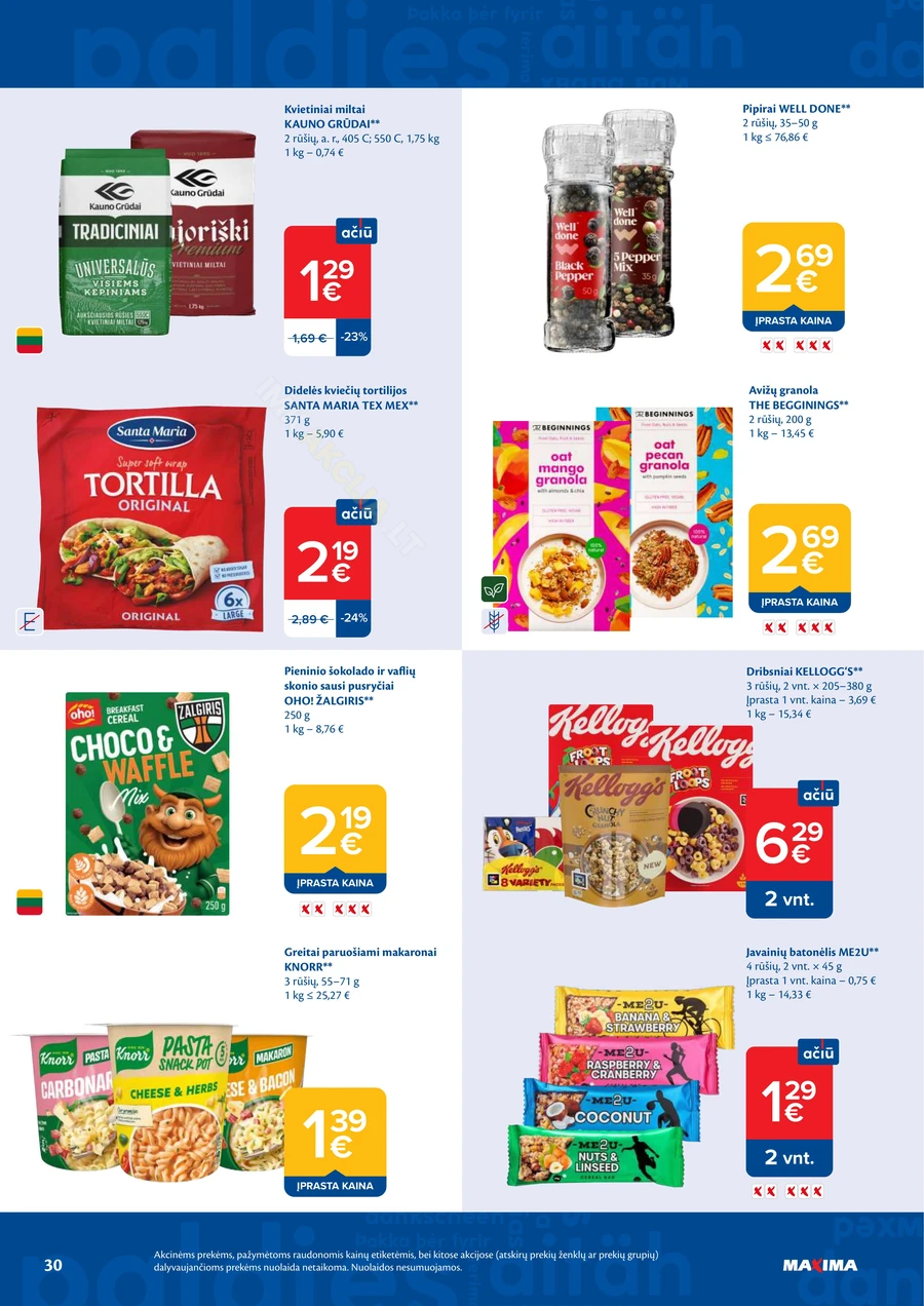 MAXIMA akcijų leidinys Nr. 17 puslapis 30