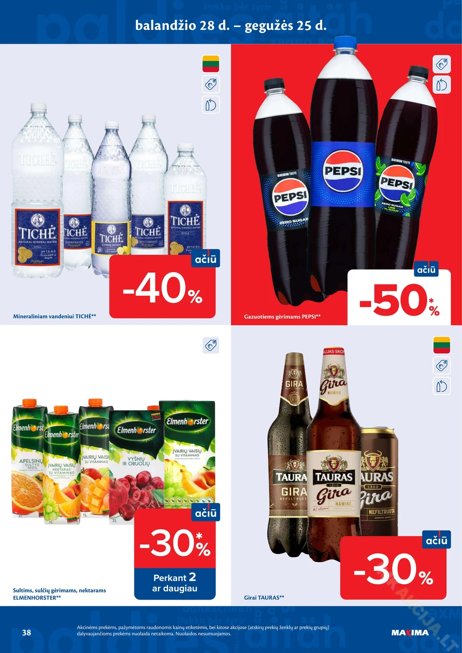 MAXIMA akcijų leidinys Nr. 17 puslapis 38