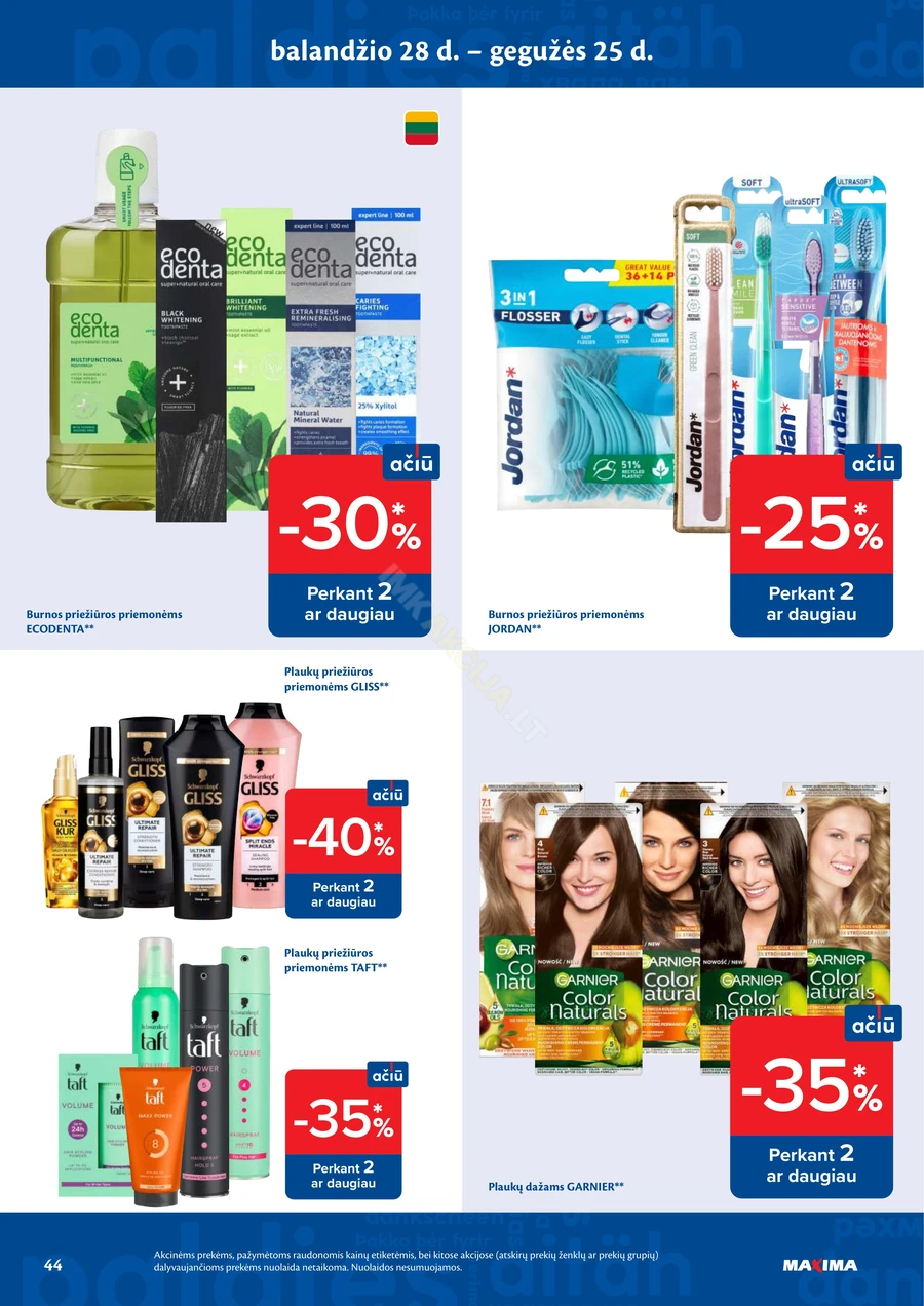 MAXIMA akcijų leidinys Nr. 17 puslapis 44