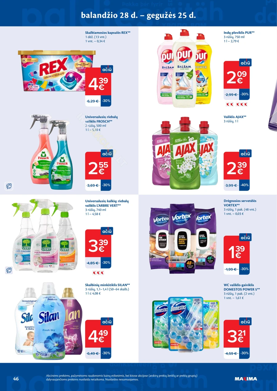 MAXIMA akcijų leidinys Nr. 17 puslapis 46