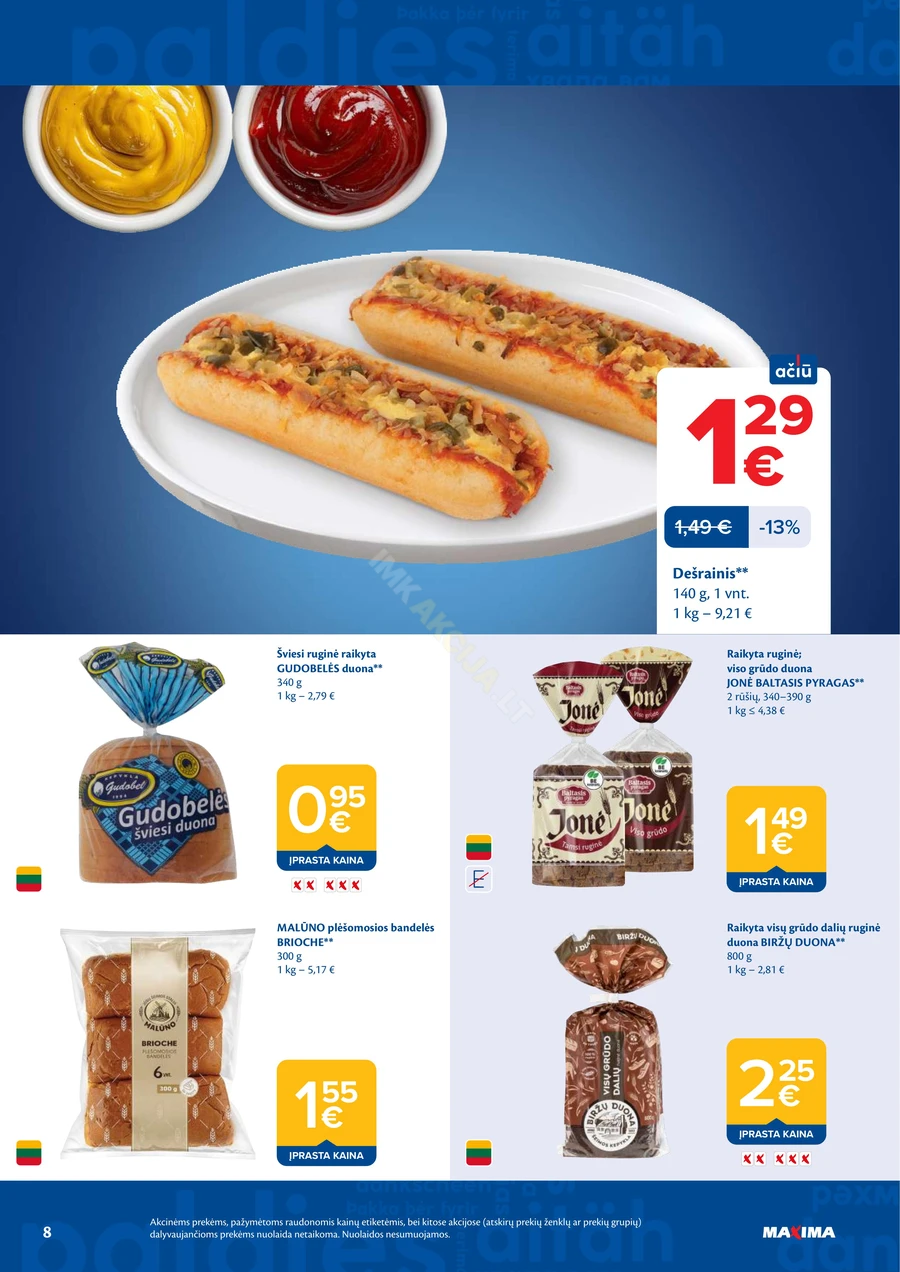 MAXIMA akcijų leidinys Nr. 17 puslapis 8