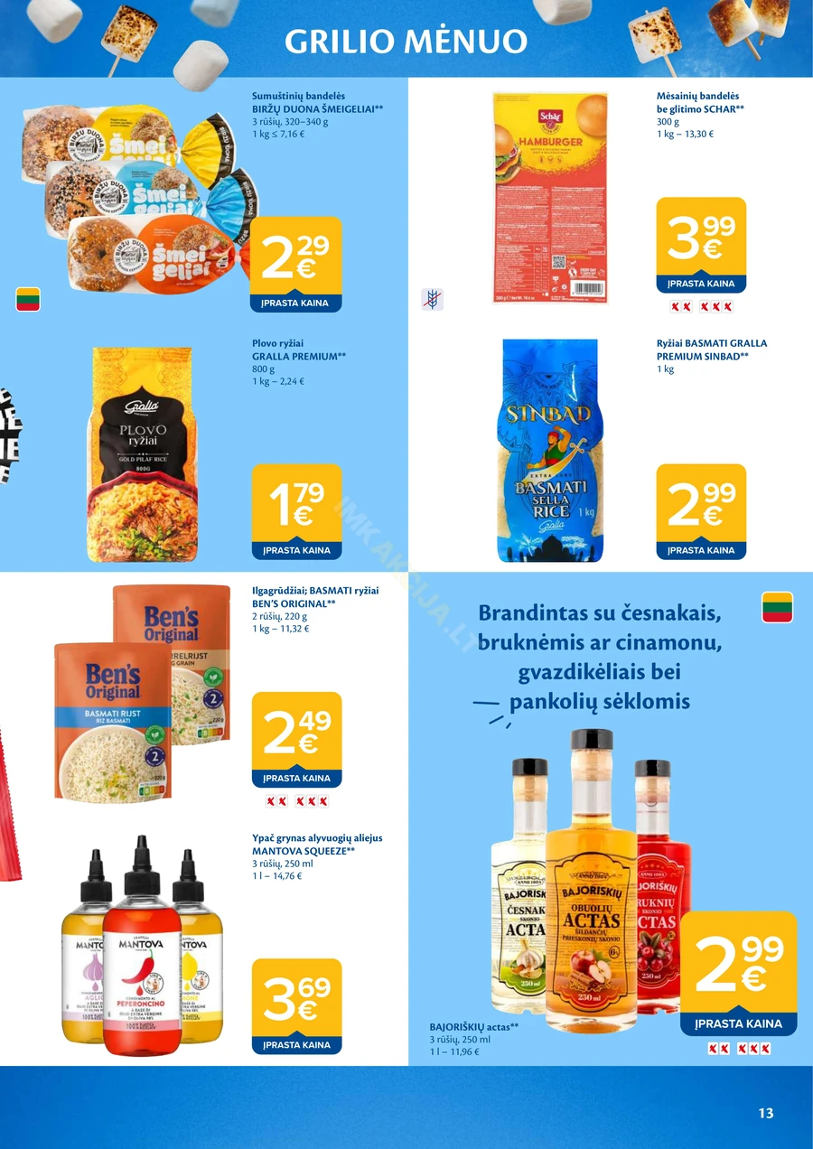MAXIMA akcijų leidinys „Grilio mėnuo“ puslapis 13