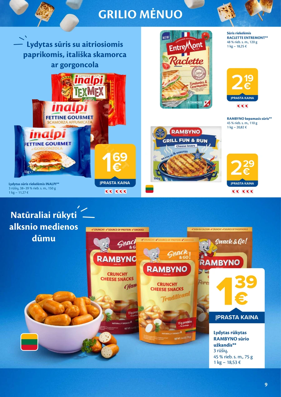 MAXIMA akcijų leidinys „Grilio mėnuo“ puslapis 9