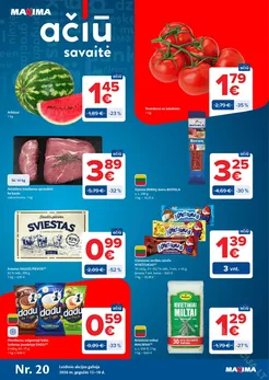 MAXIMA akcijų leidinys Nr. 20
