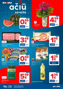MAXIMA akcijų leidinys Nr. 23