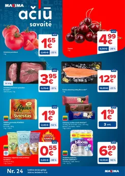 MAXIMA akcijų leidinys Nr. 24