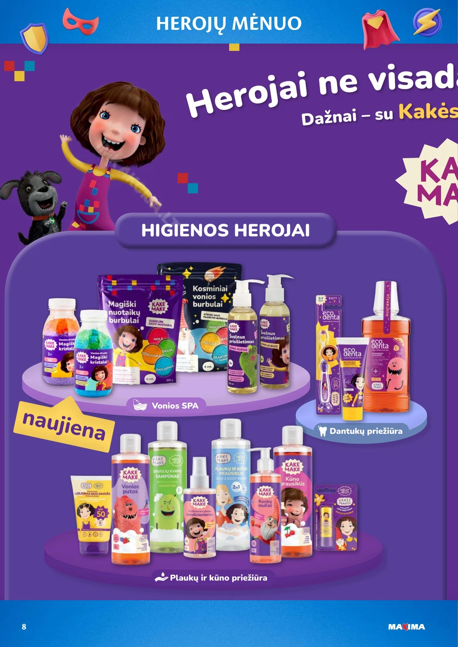 MAXIMA akcijų leidinys „Herojų mėnuo“ puslapis 8