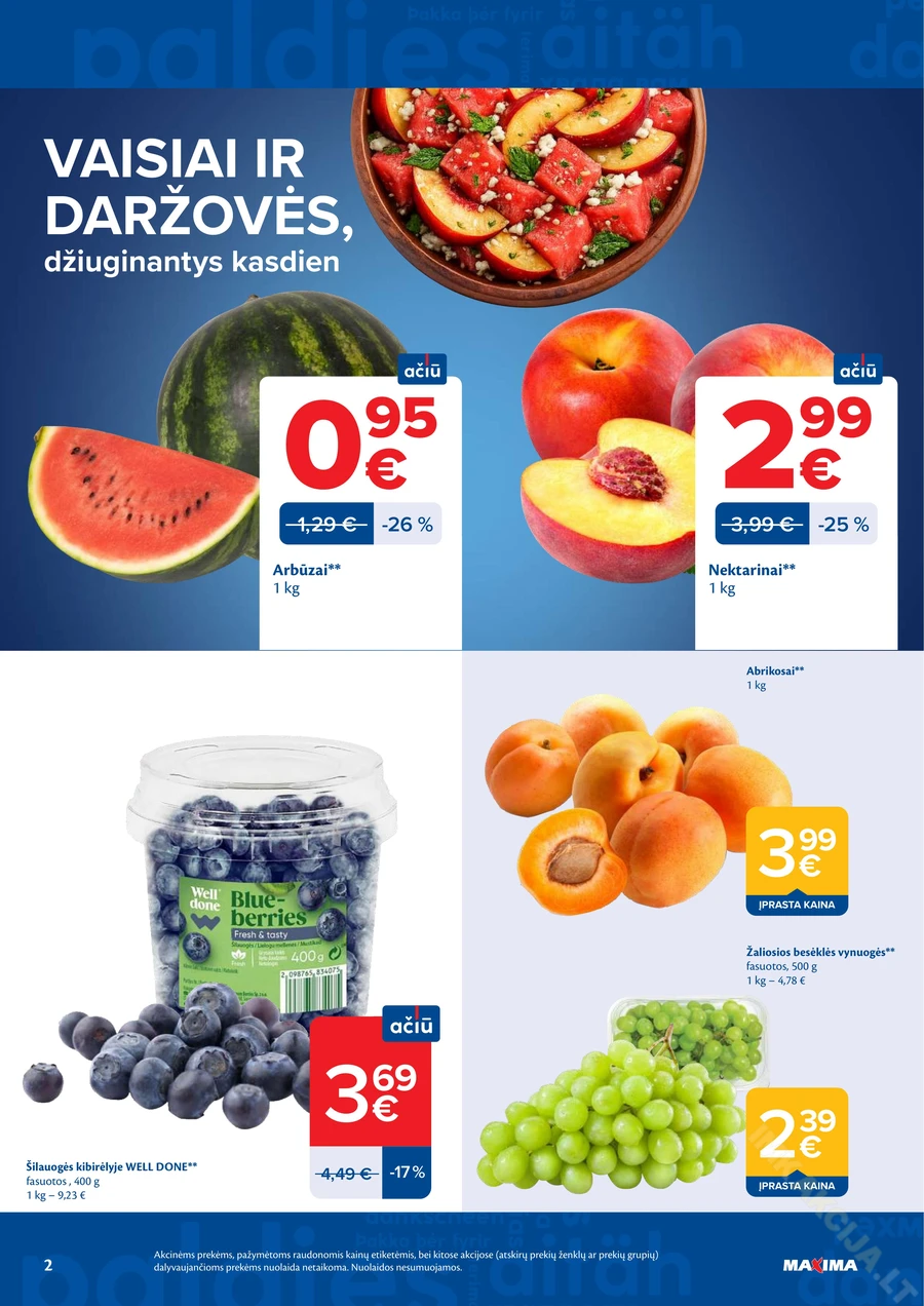MAXIMA akcijų leidinys Nr. 25 puslapis 2