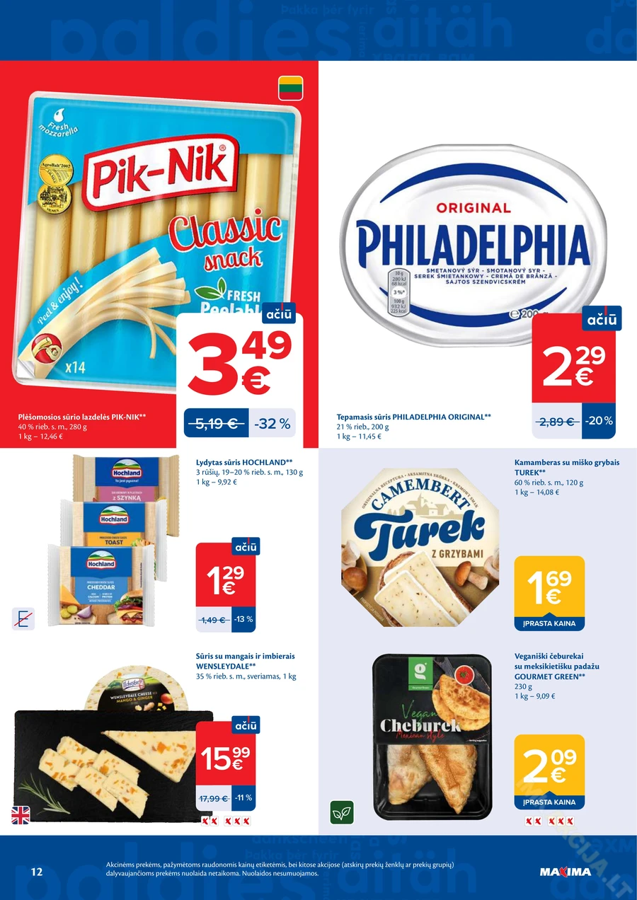 MAXIMA akcijų leidinys Nr. 25 puslapis 12