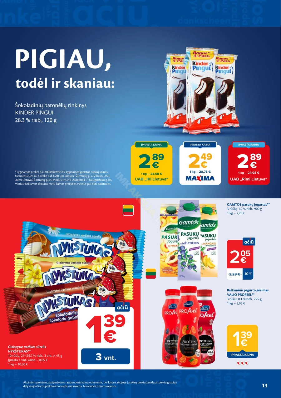 MAXIMA akcijų leidinys Nr. 25 puslapis 13