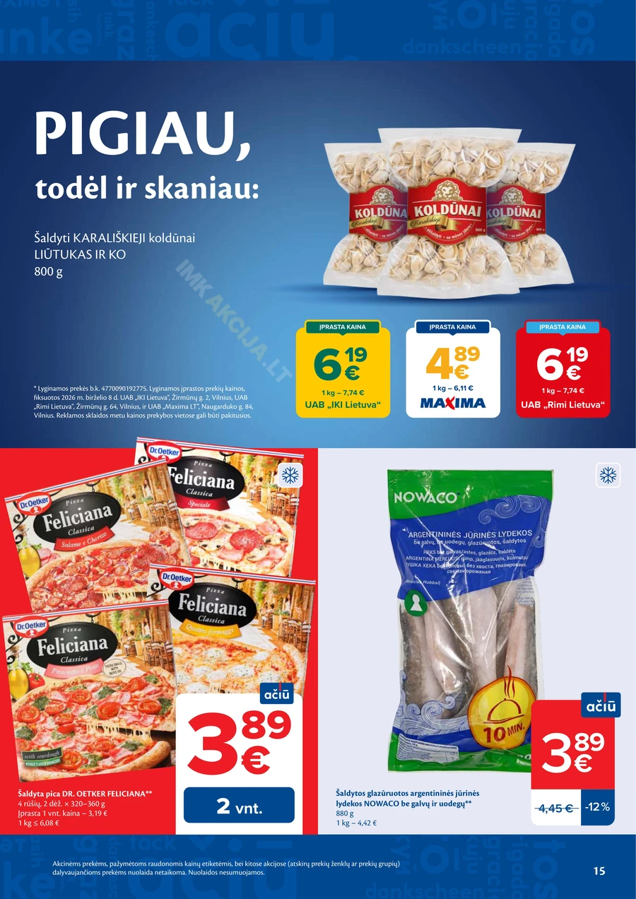 MAXIMA akcijų leidinys Nr. 25 puslapis 15