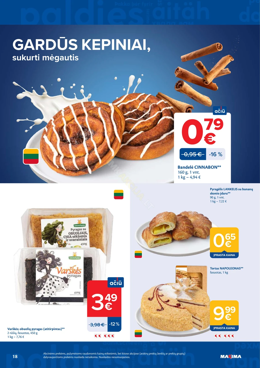 MAXIMA akcijų leidinys Nr. 25 puslapis 18
