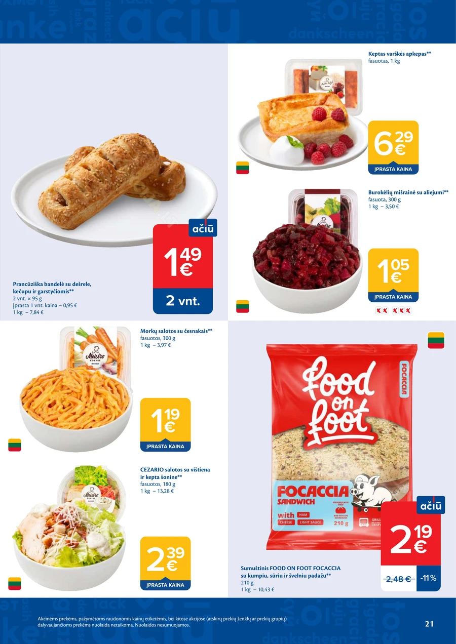 MAXIMA akcijų leidinys Nr. 25 puslapis 21