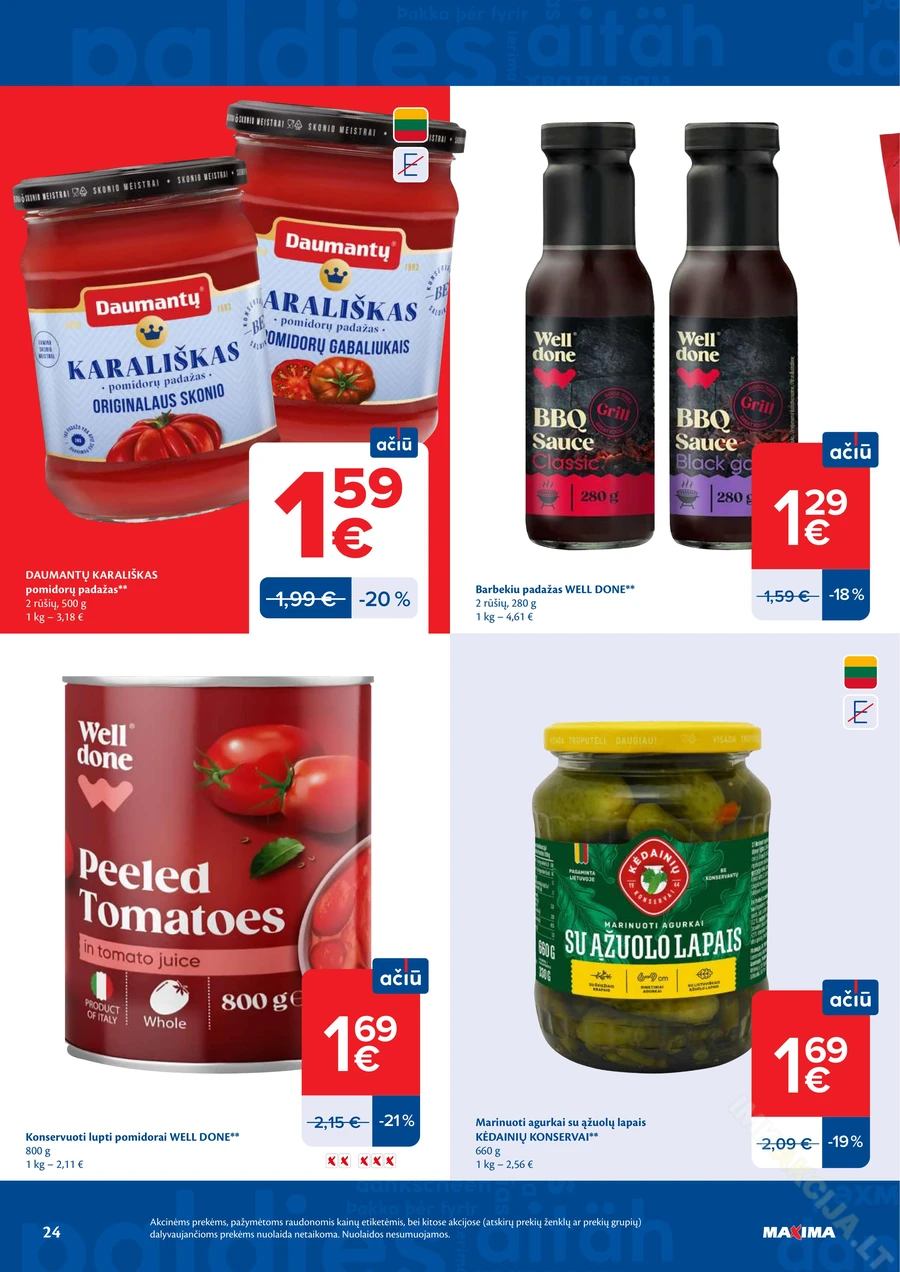 MAXIMA akcijų leidinys Nr. 25 puslapis 24
