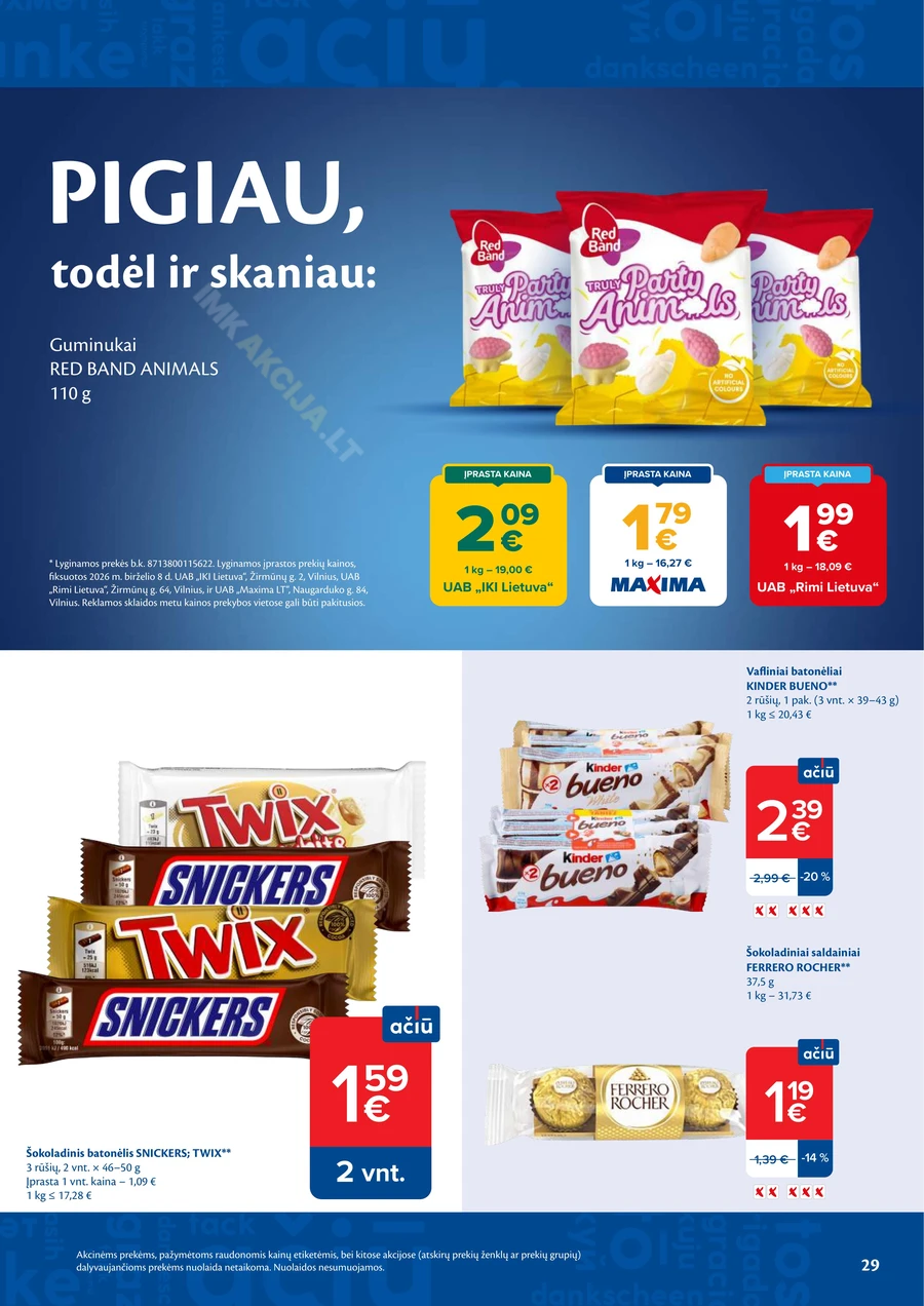 MAXIMA akcijų leidinys Nr. 25 puslapis 29