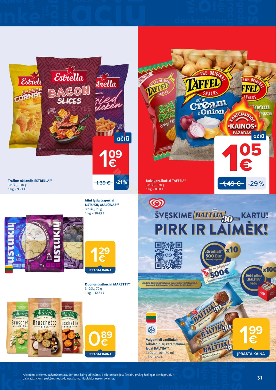 MAXIMA akcijų leidinys Nr. 25 puslapis 31