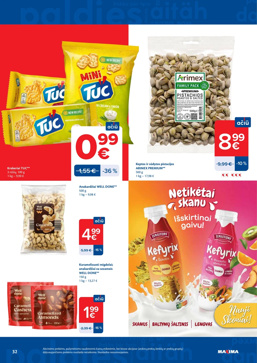 MAXIMA akcijų leidinys Nr. 25 puslapis 32