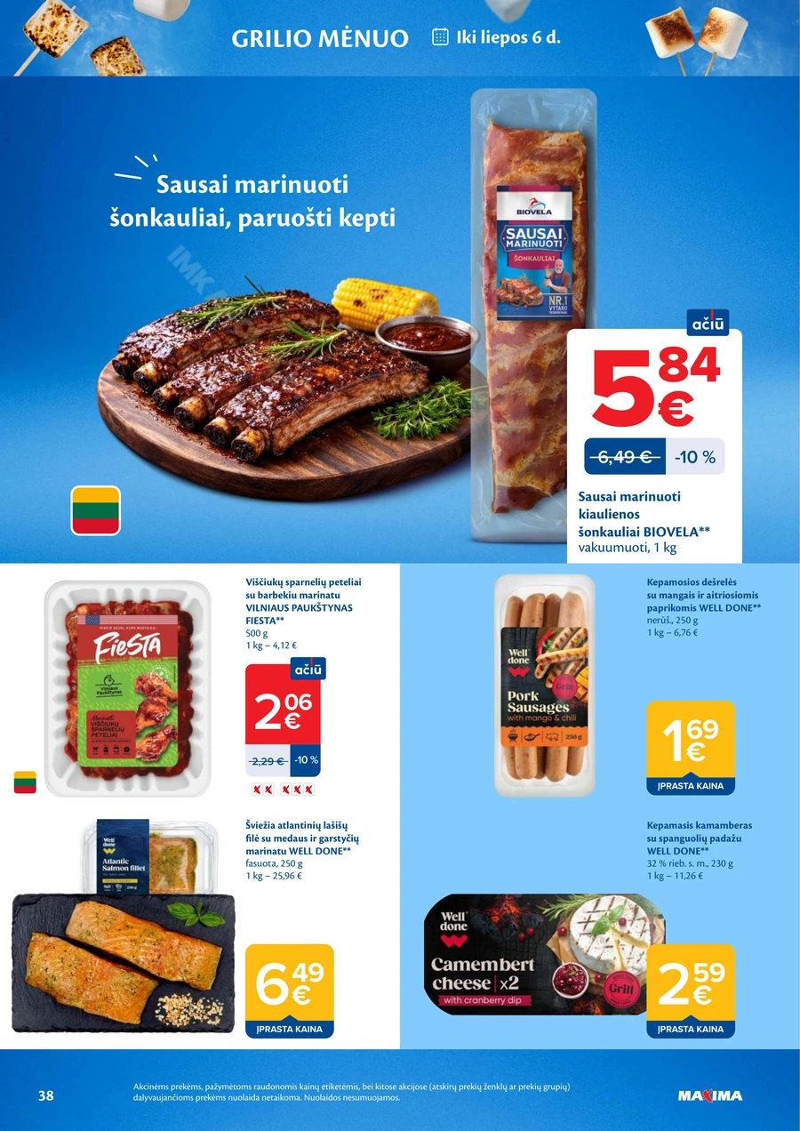 MAXIMA akcijų leidinys Nr. 25 puslapis 38