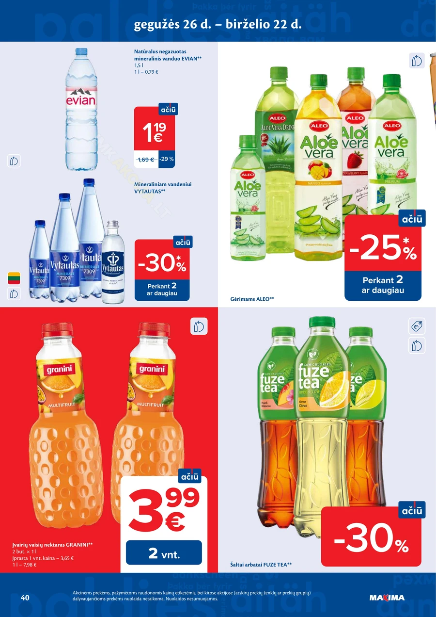 MAXIMA akcijų leidinys Nr. 25 puslapis 40