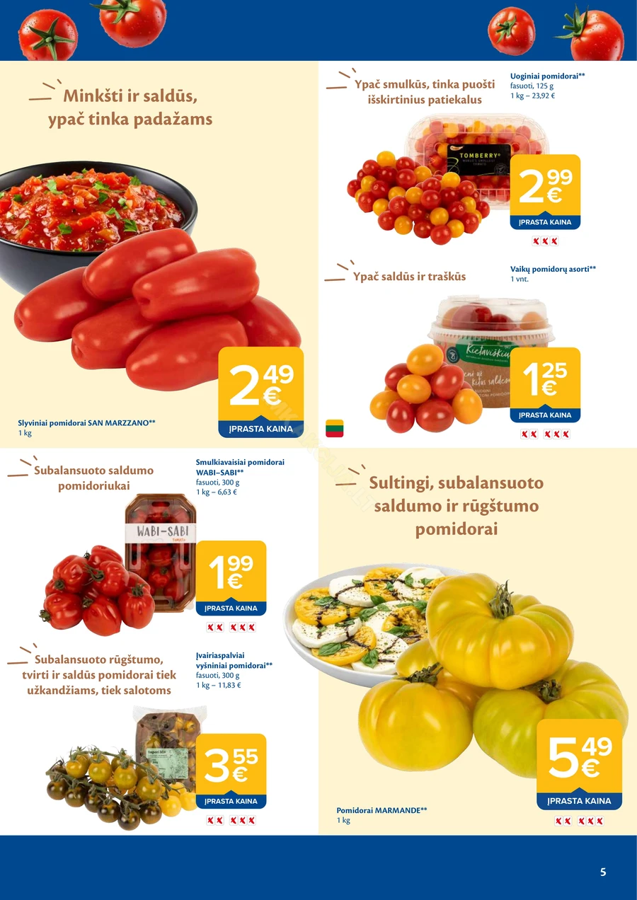 MAXIMA akcijų leidinys Nr. 25 puslapis 5