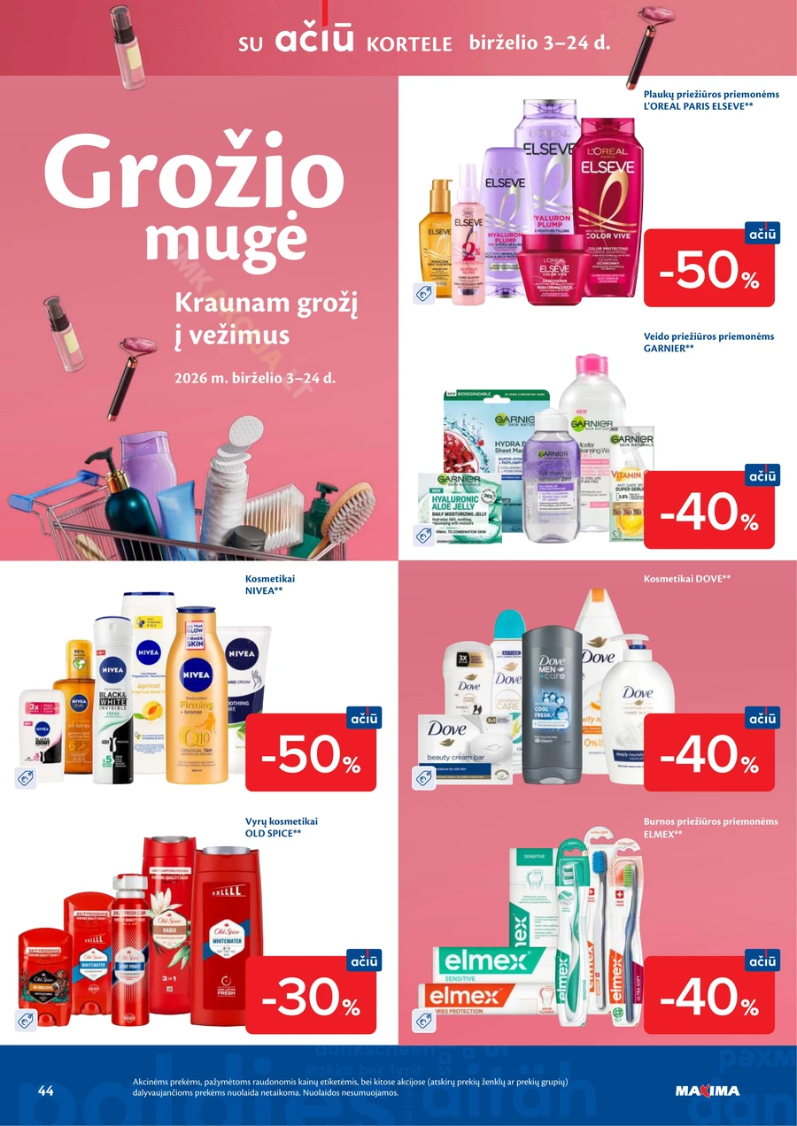 MAXIMA akcijų leidinys Nr. 25 puslapis 44