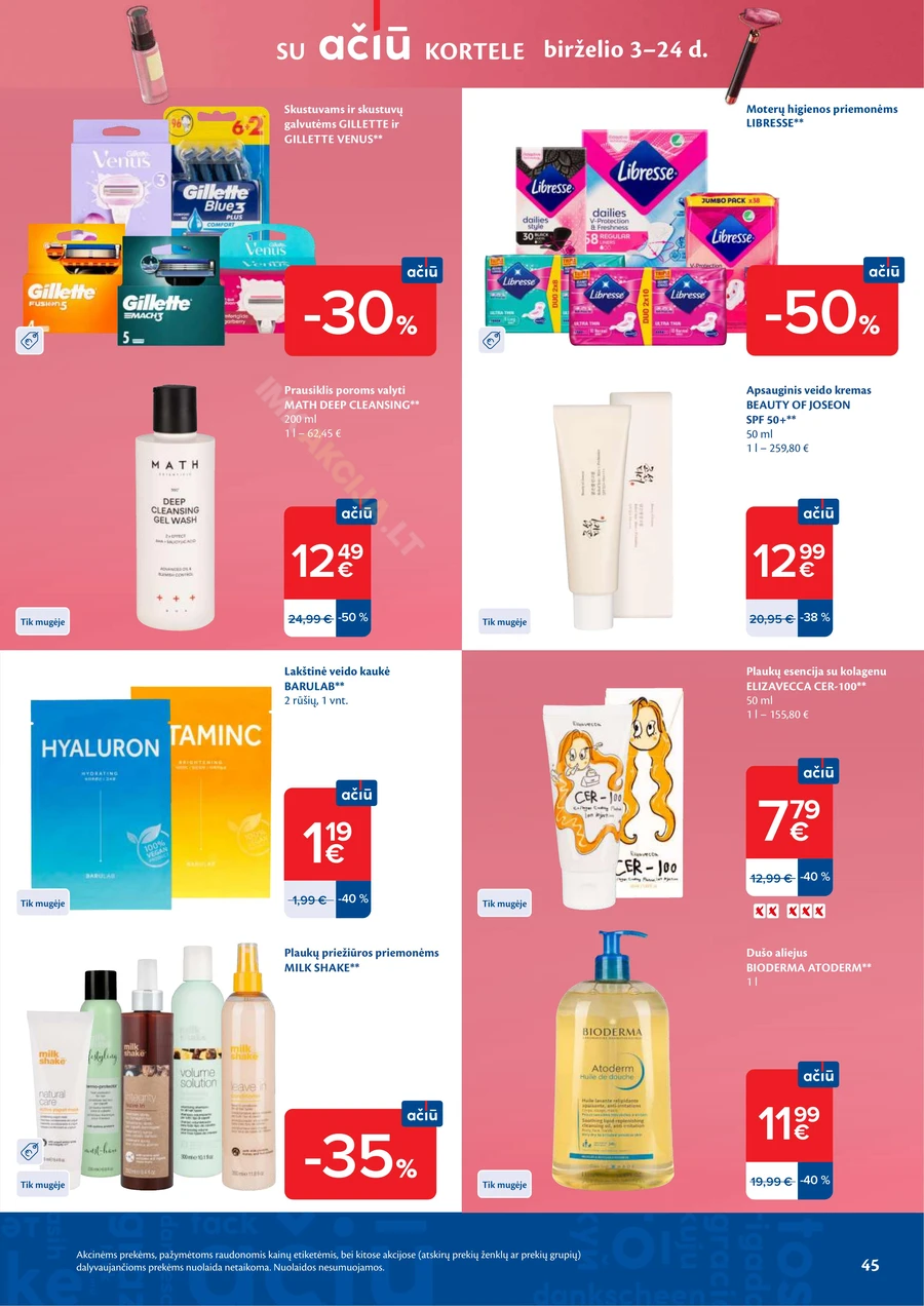 MAXIMA akcijų leidinys Nr. 25 puslapis 45