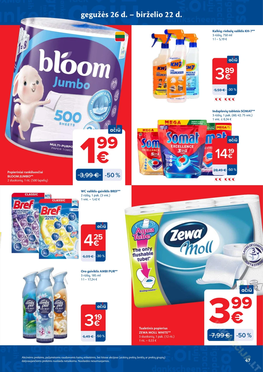 MAXIMA akcijų leidinys Nr. 25 puslapis 47