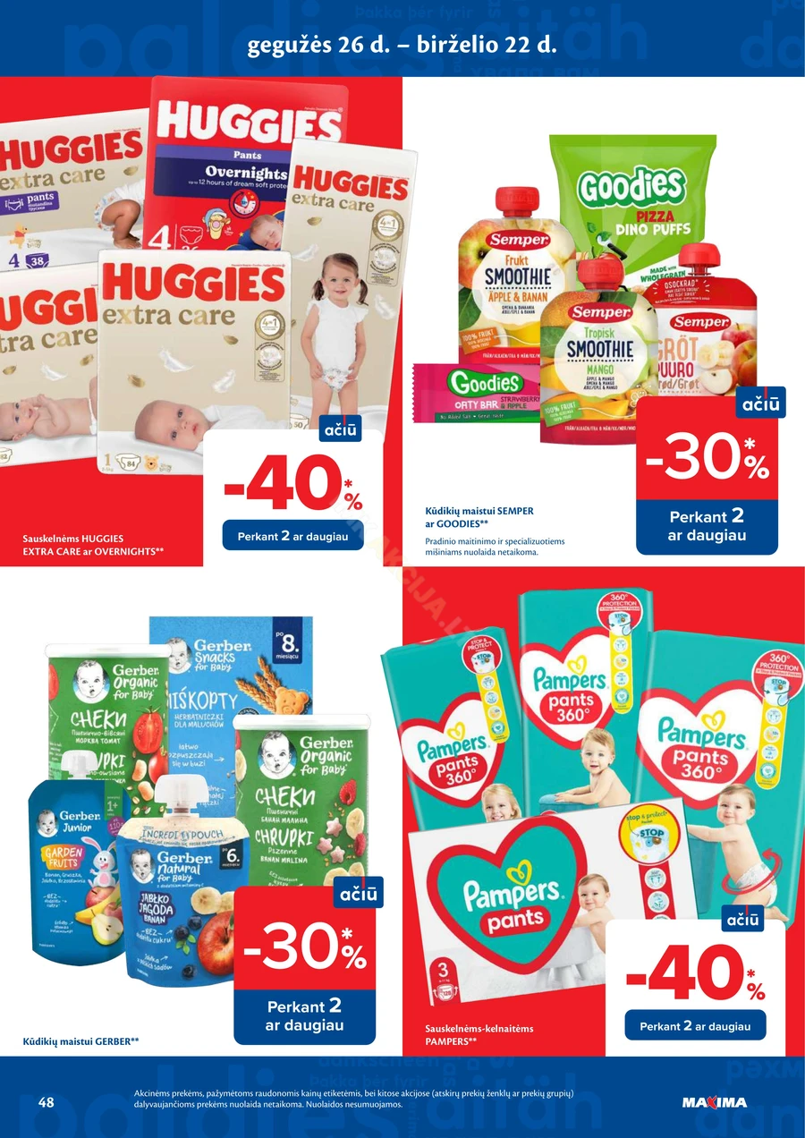 MAXIMA akcijų leidinys Nr. 25 puslapis 48