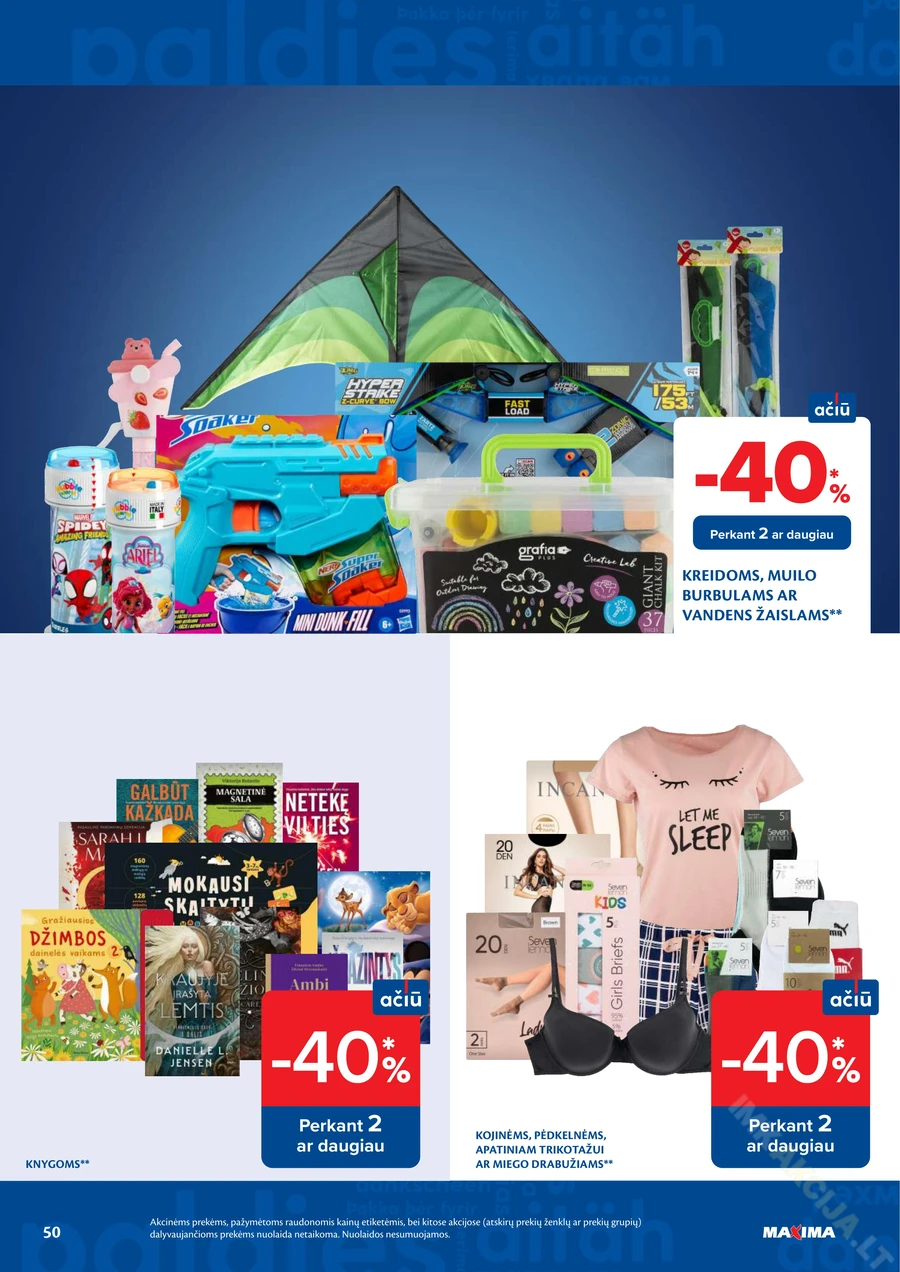 MAXIMA akcijų leidinys Nr. 25 puslapis 50