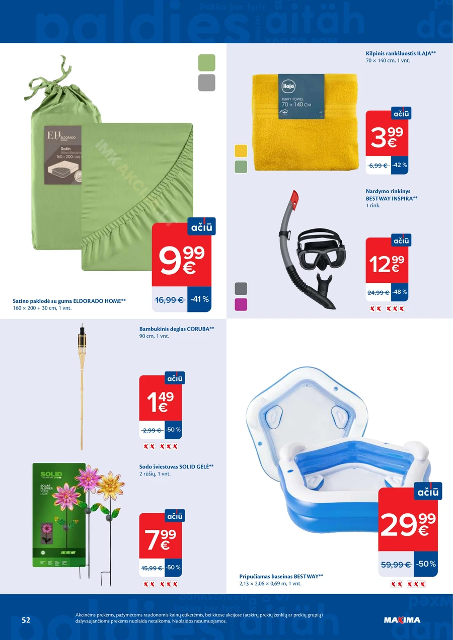 MAXIMA akcijų leidinys Nr. 25 puslapis 52