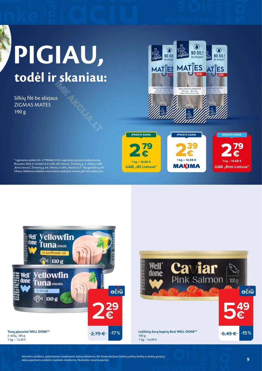 MAXIMA akcijų leidinys Nr. 25 puslapis 9