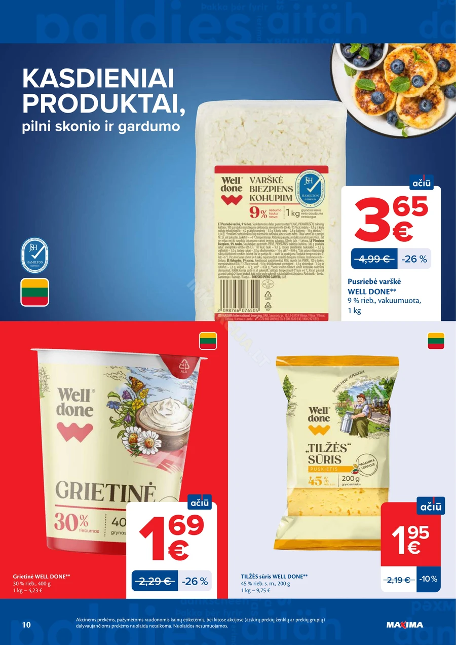 MAXIMA akcijų leidinys Nr. 25 puslapis 10
