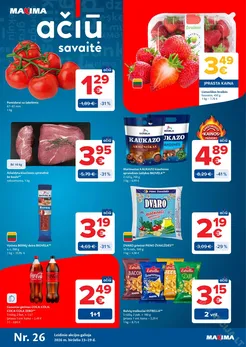 MAXIMA akcijų leidinys Nr. 26