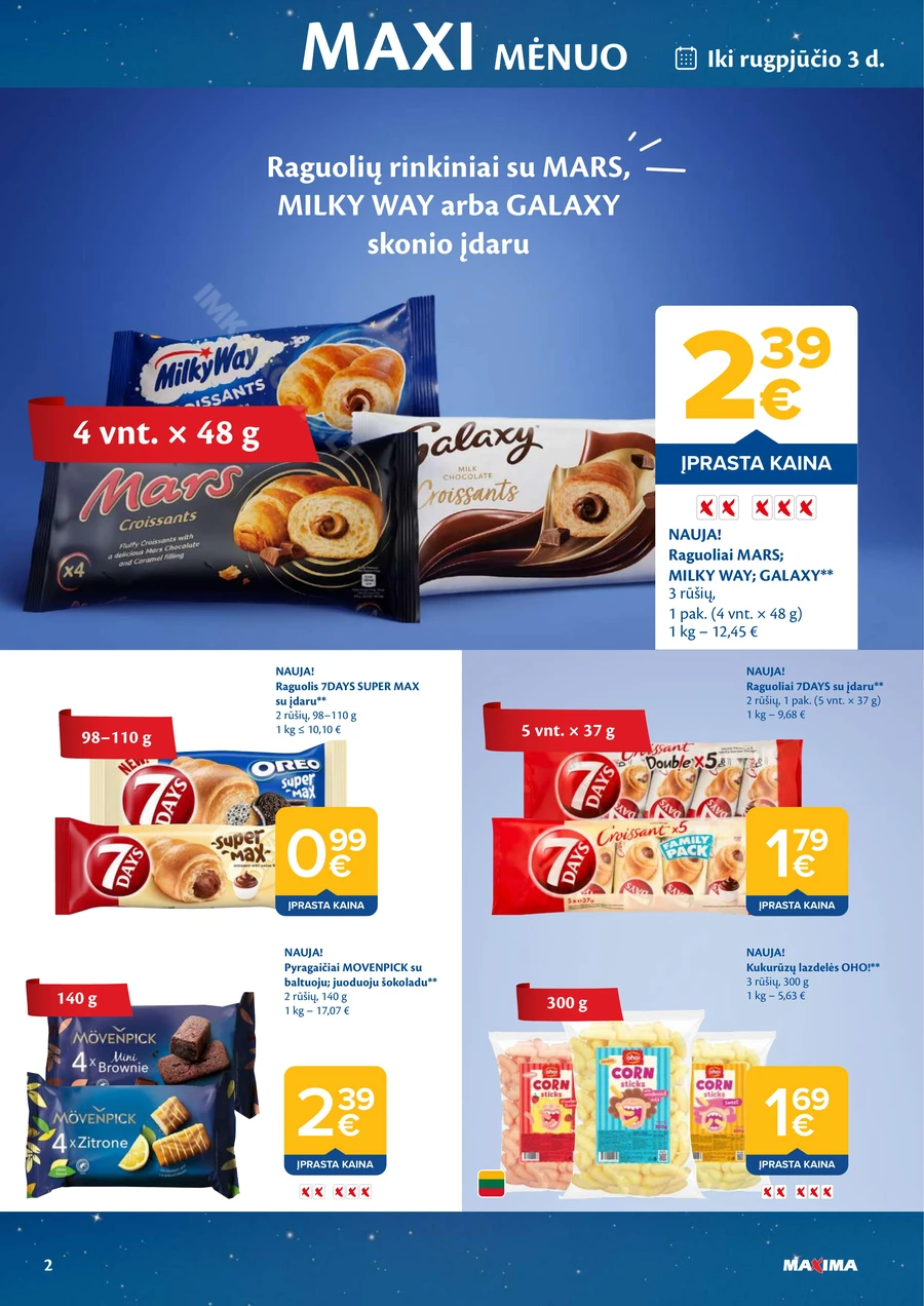 MAXIMA akcijų leidinys „MAXI mėnuo“ puslapis 2