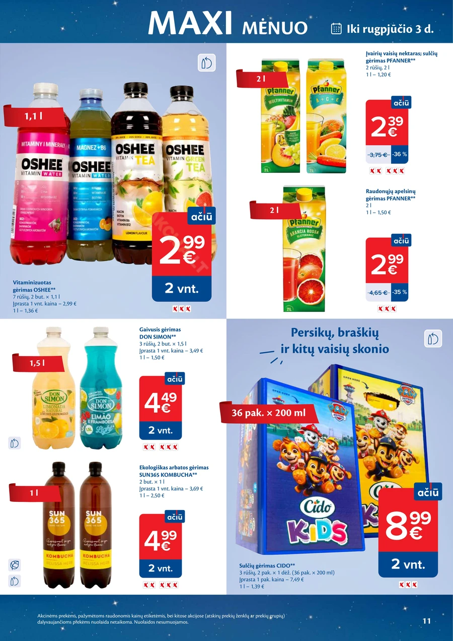 MAXIMA akcijų leidinys „MAXI mėnuo“ puslapis 11