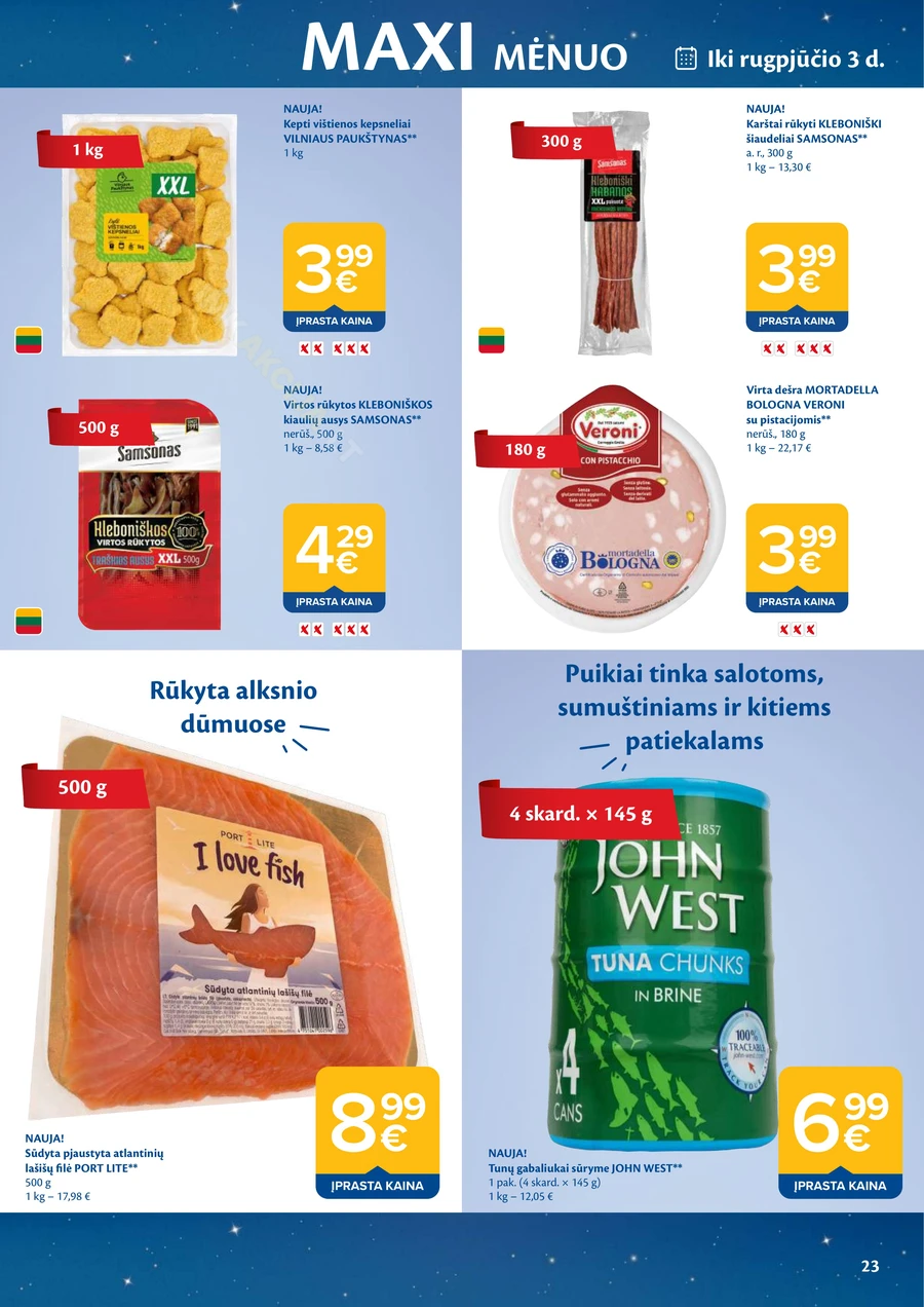 MAXIMA akcijų leidinys „MAXI mėnuo“ puslapis 23