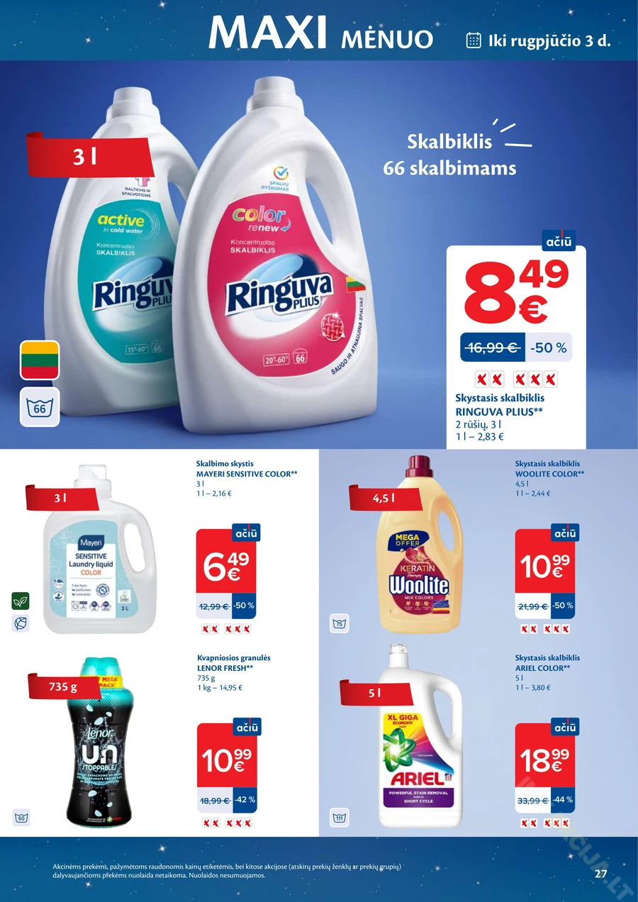 MAXIMA akcijų leidinys „MAXI mėnuo“ puslapis 27