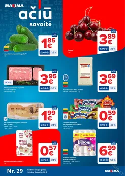 MAXIMA akcijų leidinys Nr. 29
