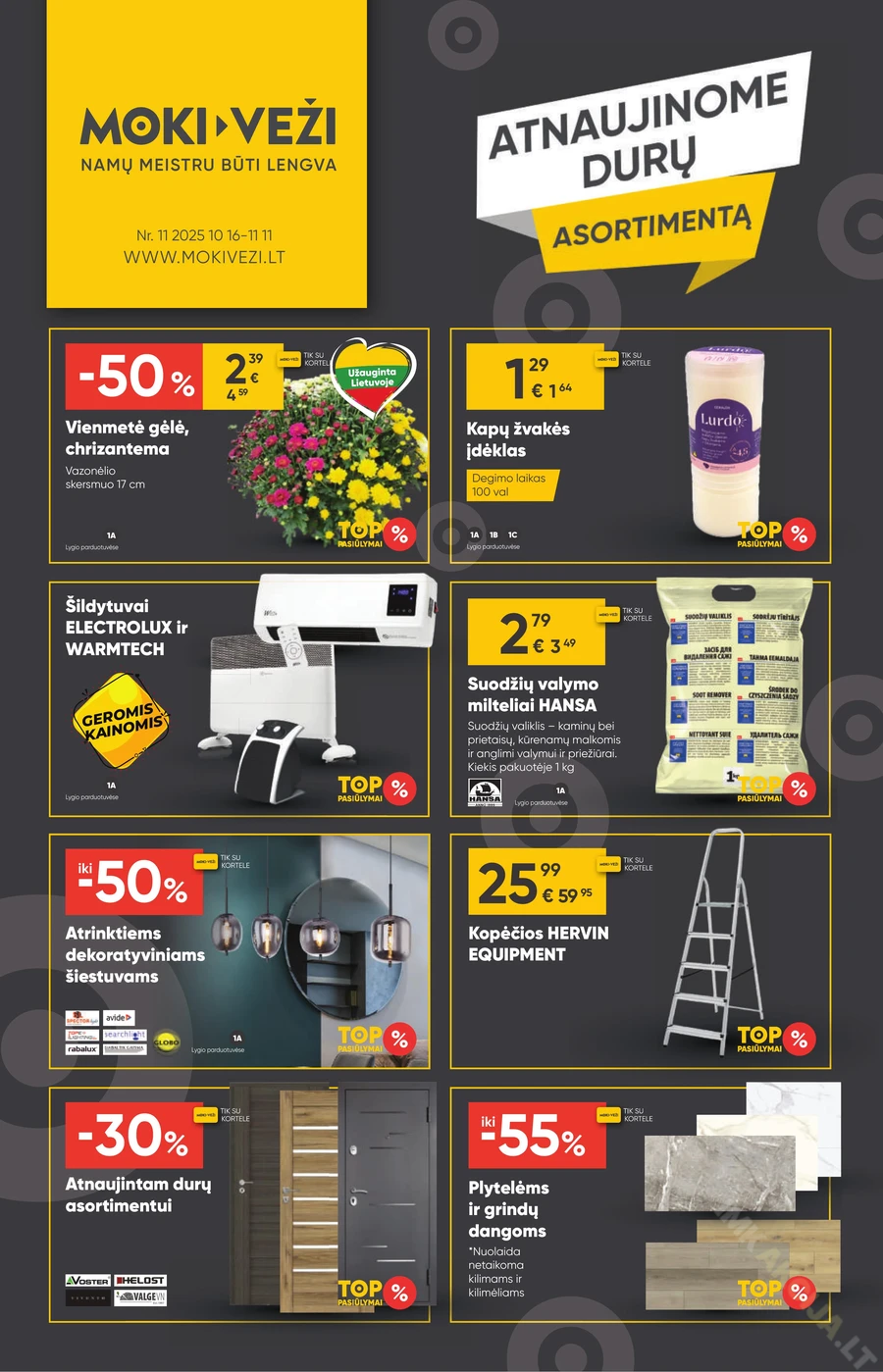 MOKI VEŽI akcijų leidinys puslapis 1