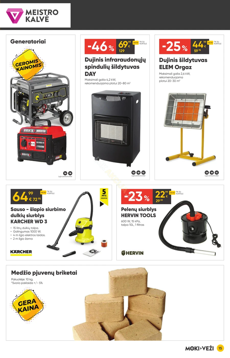 MOKI VEŽI akcijų leidinys puslapis 15