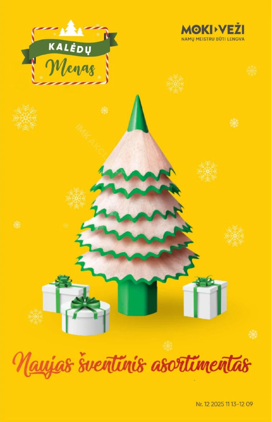 MOKI VEŽI akcijų leidinys „Kalėdų menas“ puslapis 1