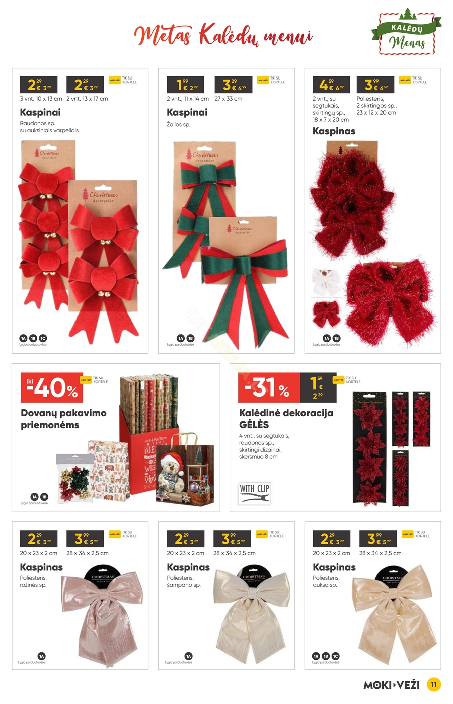 MOKI VEŽI akcijų leidinys „Kalėdų menas“ puslapis 11