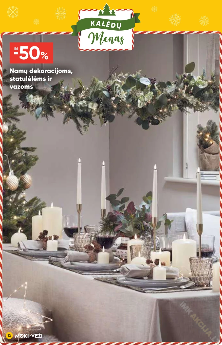 MOKI VEŽI akcijų leidinys „Kalėdų menas“ puslapis 12