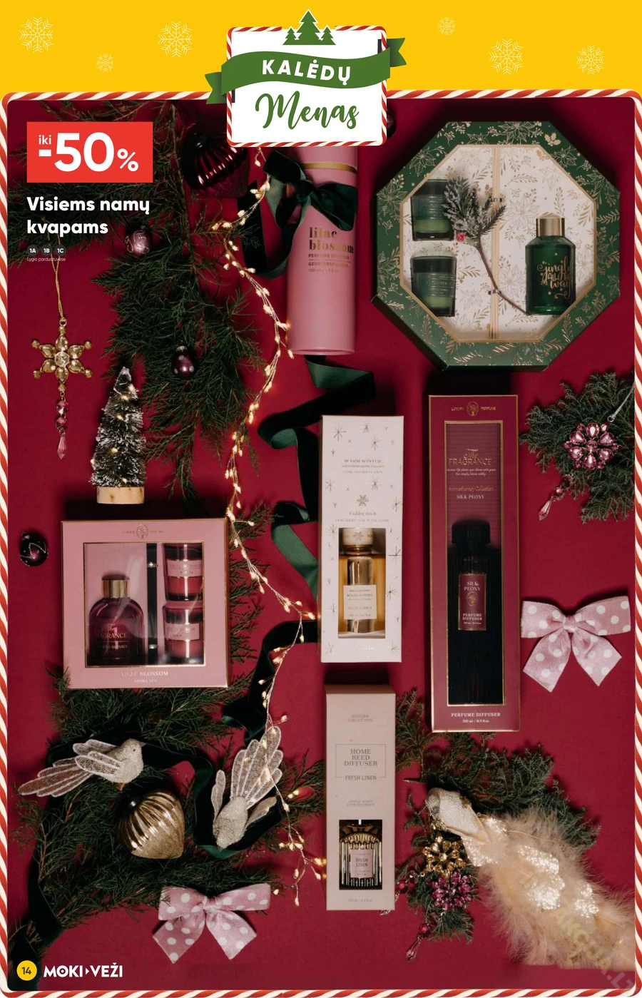 MOKI VEŽI akcijų leidinys „Kalėdų menas“ puslapis 14