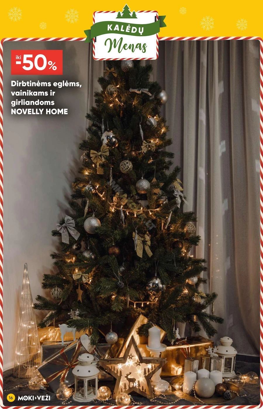 MOKI VEŽI akcijų leidinys „Kalėdų menas“ puslapis 16
