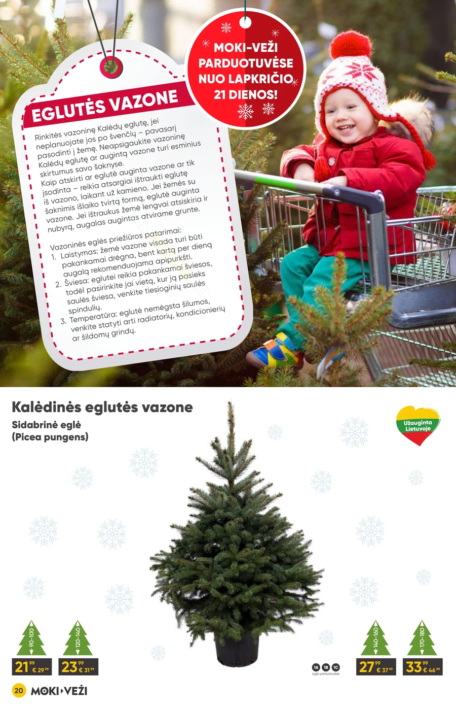 MOKI VEŽI akcijų leidinys „Kalėdų menas“ puslapis 20